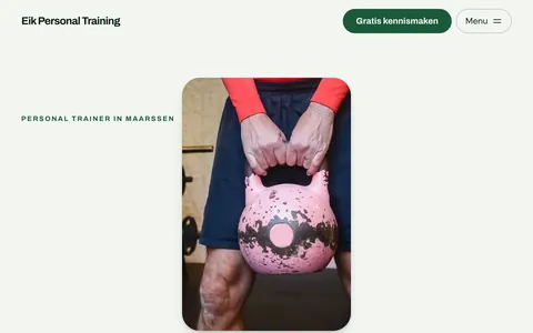 personal-trainer.desitesmid.nl: een kettlebell in de hand